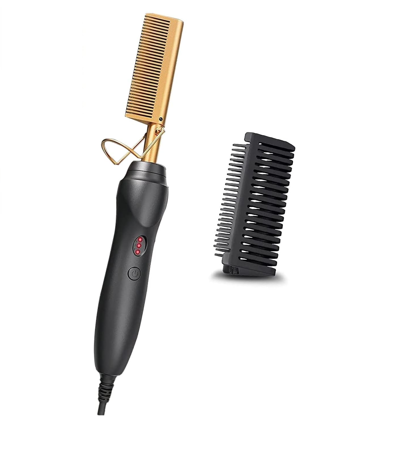 Commander Brush – Plancha Cepillo para Barba y Cabello Masculino
